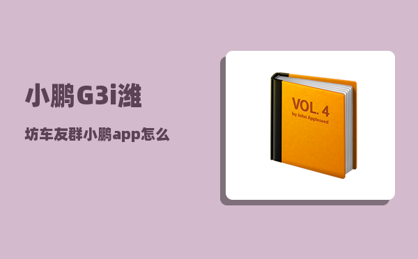 小鹏G3i潍坊车友群_小鹏app怎么换车主-图1