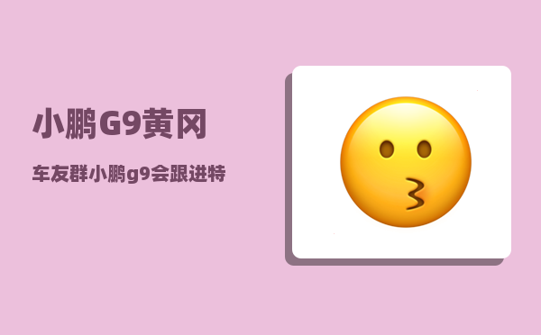 小鹏G9黄冈车友群_小鹏g9会跟进特斯拉继续降价吗-图1