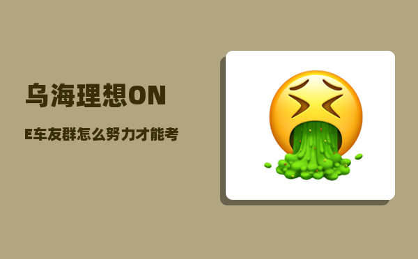 乌海理想ONE车友群_怎么努力才能考上复旦-图1