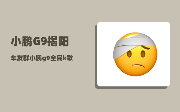 小鹏G9揭阳车友群_小鹏g9全民k歌怎么设置-图1