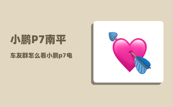 小鹏P7南平车友群_怎么看小鹏p7电池是哪个品牌-图1