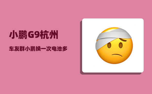 小鹏G9杭州车友群_小鹏换一次电池多少钱-图1