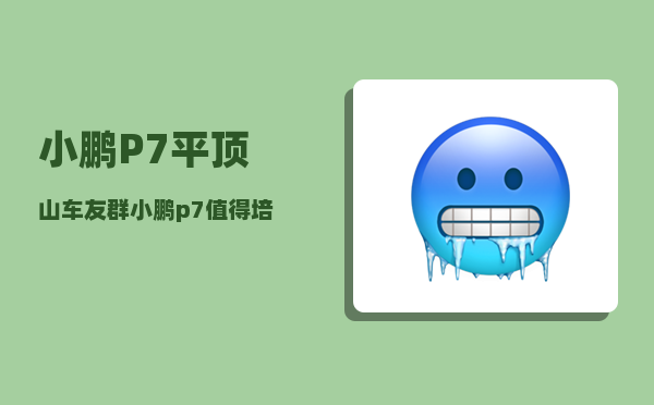 小鹏P7平顶山车友群_小鹏p7使用手册-图1