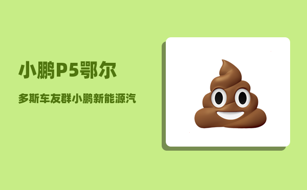 小鹏P5鄂尔多斯车友群_小鹏新能源汽车是哪里生产-图1