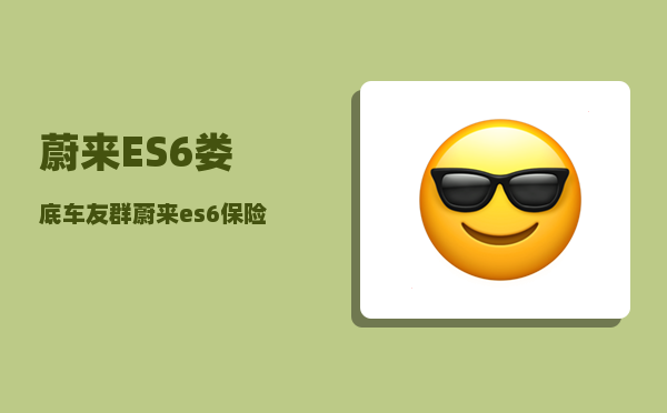 蔚来ES6娄底车友群_蔚来es6试驾维修多吗-图1