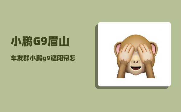 小鹏G9眉山车友群_小鹏g9遮阳帘怎么收-图1