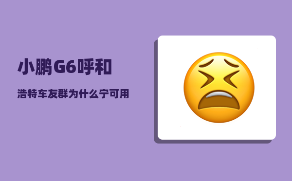 小鹏G6呼和浩特车友群_为什么宁可用手机导航-图1