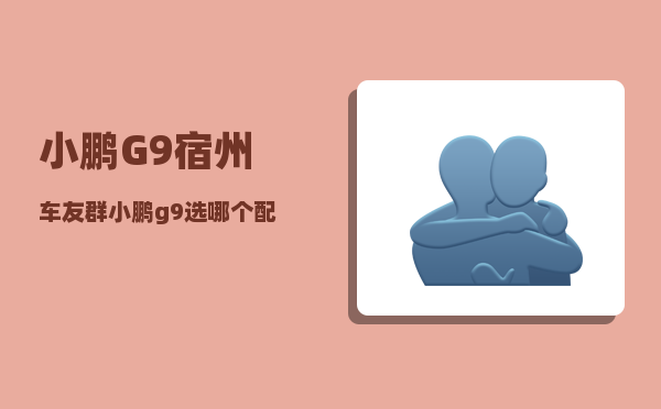 小鹏G9宿州车友群_小鹏g9选哪个配置-图1