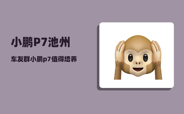 小鹏P7池州车友群_小鹏p7怎么看到电池百分比-图1