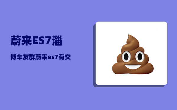 蔚来ES7淄博车友群_蔚来es7续航多少公里-图1