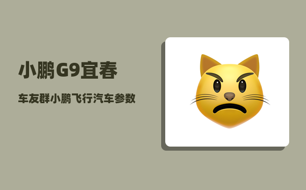 小鹏G9宜春车友群_小鹏飞行汽车参数-图1