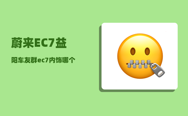 蔚来EC7益阳车友群_ec7内饰哪个颜色好看-图1