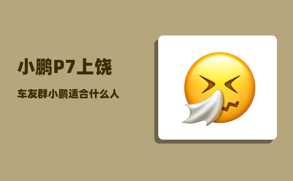 小鹏P7上饶车友群_小鹏适合什么人-图1