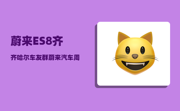 蔚来ES8齐齐哈尔车友群_蔚来汽车周末双休吗-图1