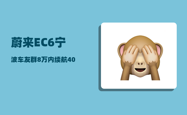 蔚来EC6宁波车友群_8万内续航400km最便宜的新能源-图1