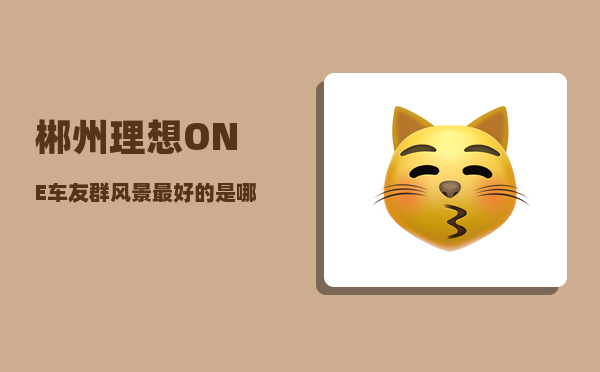 郴州理想ONE车友群_风景较优的是哪里-图1