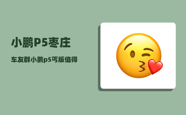 小鹏P5枣庄车友群_小鹏p5丐版值得买吗-图1