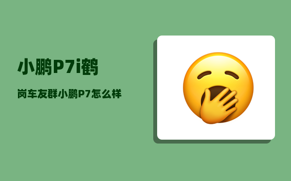 小鹏P7i鹤岗车友群_小鹏P7怎么样-图1