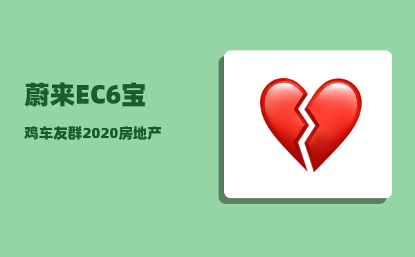 蔚来EC6宝鸡车友群_2020房地产现状如何-图1