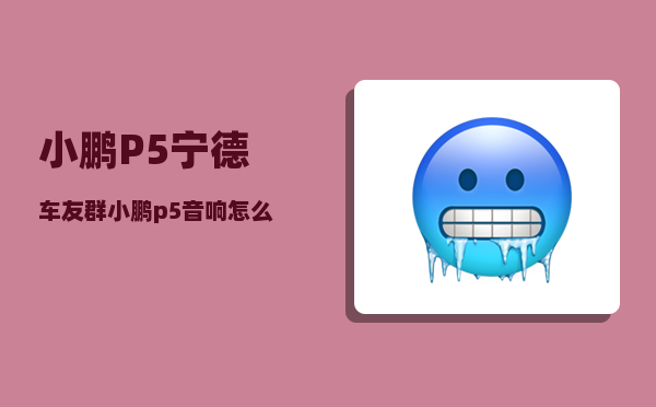 小鹏P5宁德车友群_小鹏p5发布会时间-图1