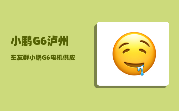 小鹏G6泸州车友群_小鹏G6电机供应商-图1