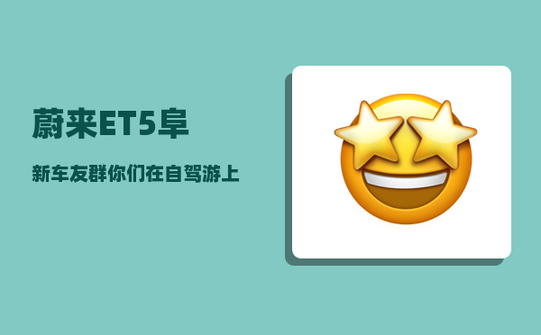 蔚来ET5阜新车友群_你们在自驾游上花了多少钱-图1