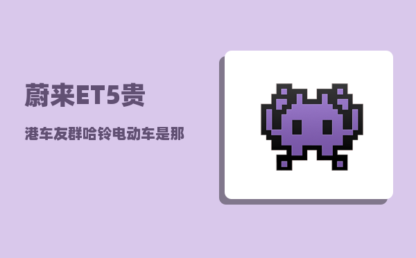 蔚来ET5贵港车友群_哈铃电动车是那里产的-图1