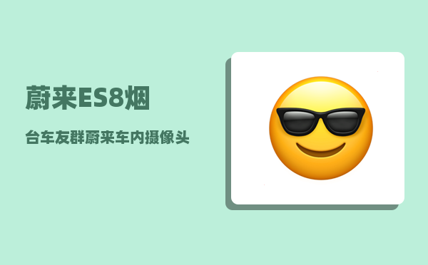 蔚来ES8烟台车友群_蔚来车内摄像头手机上可以看到吗-图1