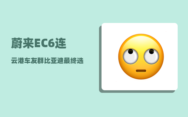 蔚来EC6连云港车友群_比亚迪最终选择了合肥什么地方-图1
