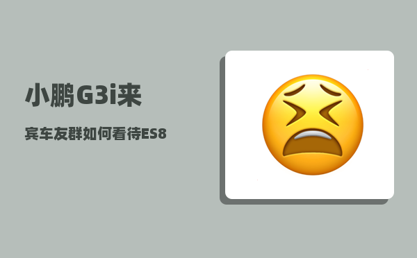 小鹏G3i来宾车友群_如何看待ES8和蔚来品牌-图1