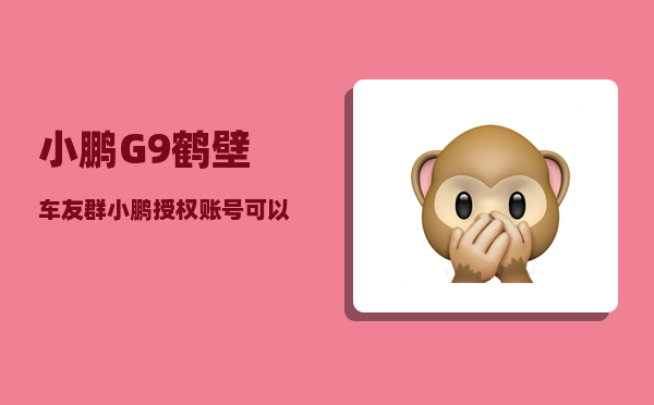 小鹏G9鹤壁车友群_小鹏授权账号可以看车辆位置吗-图1
