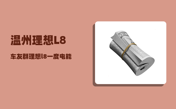 温州理想L8车友群_理想l8一度电能跑多少公里-图1