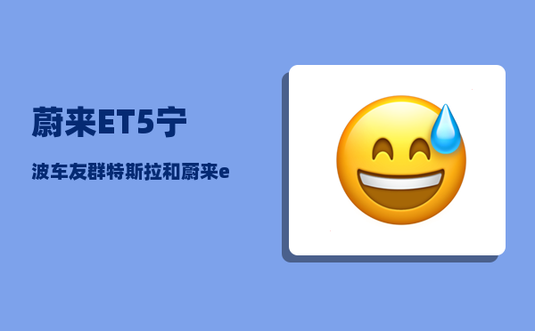 蔚来ET5宁波车友群_特斯拉和蔚来et5t哪个好-图1
