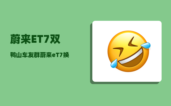 蔚来ET7双鸭山车友群_蔚来eT7换轮要开举升模式吗-图1