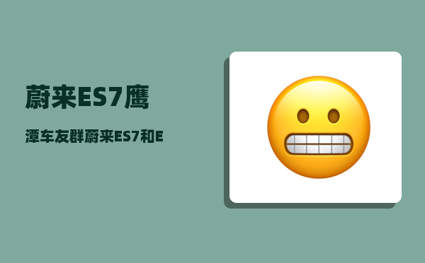蔚来ES7鹰潭车友群_蔚来ES7和EC7怎么选-图1
