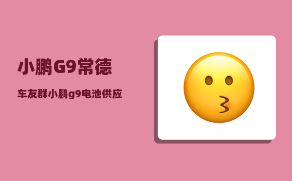 小鹏G9常德车友群_小鹏g9电池供应商安全吗-图1