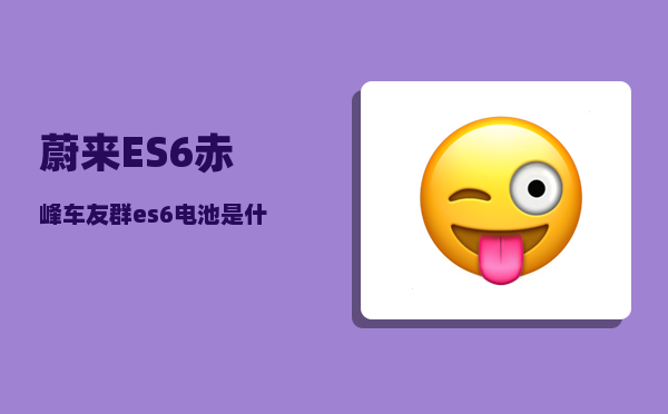 蔚来ES6赤峰车友群_es6电池是什么牌子-图1