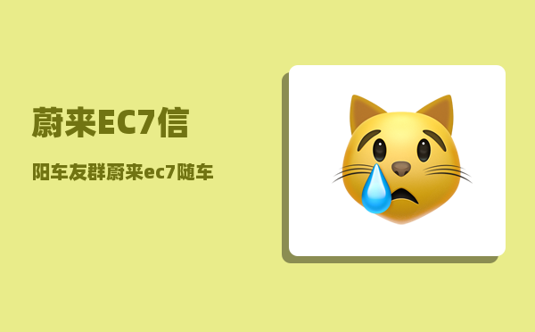 蔚来EC7信阳车友群_蔚来ec7随车工具有什么-图1