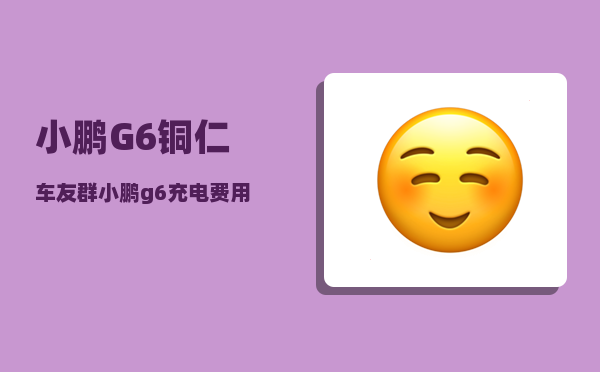 小鹏G6铜仁车友群_小鹏g6充满电表显多少-图1