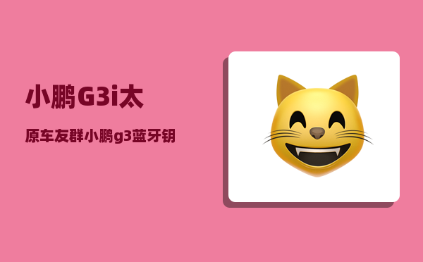 小鹏G3i太原车友群_小鹏g3蓝牙钥匙怎么用-图1