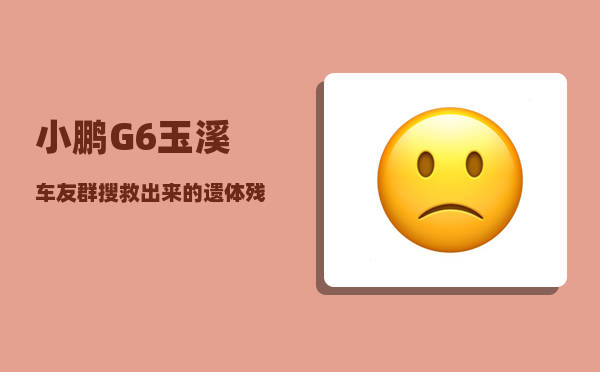 小鹏G6玉溪车友群_搜救出来的遗体残骸会怎么处理-图1