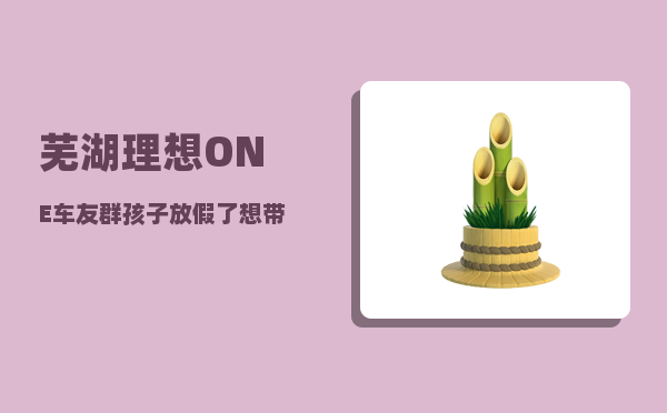 芜湖理想ONE车友群_孩子放假了想带着爸爸妈妈去北京玩-图1