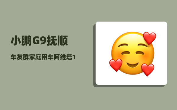 小鹏G9抚顺车友群_家庭用车阿维塔11和小鹏G9-图1