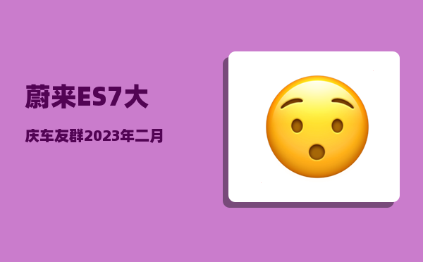 蔚来ES7大庆车友群_2023年二月蔚来汽车销量-图1