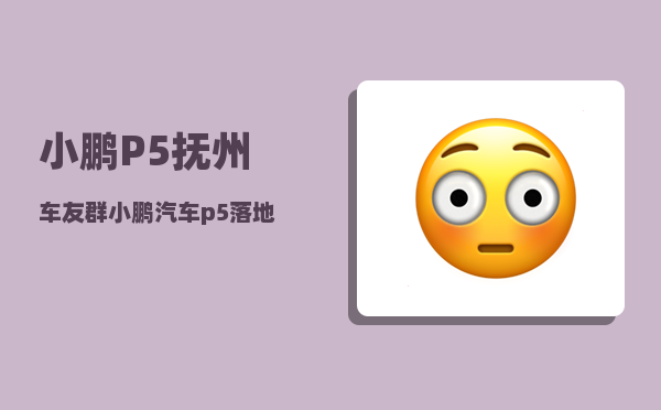 小鹏P5抚州车友群_小鹏汽车p5落地价-图1