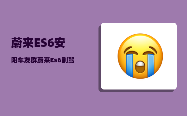 蔚来ES6安阳车友群_蔚来Es6副驾可以看电影吗-图1
