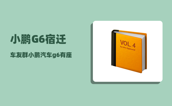 小鹏G6宿迁车友群_小鹏汽车g6有座椅通风加热功能吗-图1