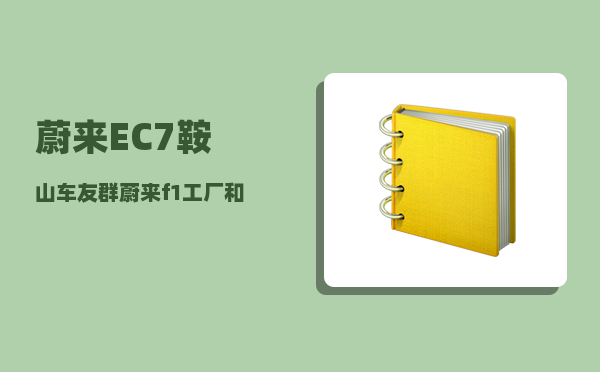 蔚来EC7鞍山车友群_蔚来f1工厂和f2工厂哪个好-图1