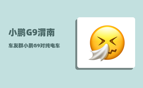 小鹏G9渭南车友群_小鹏G9对纯电车行业意味着什么-图1
