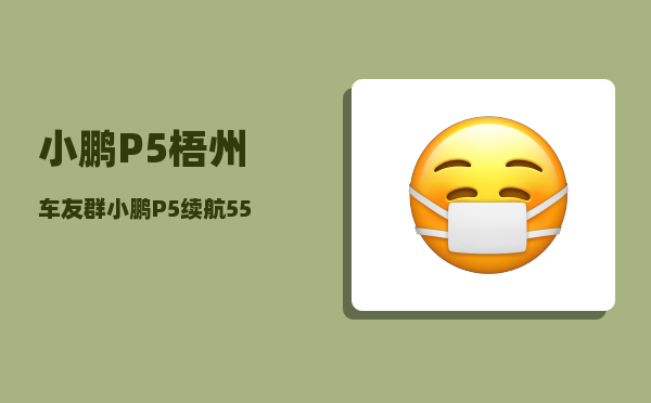 小鹏P5梧州车友群_小鹏P5续航550公里低中配车价-图1